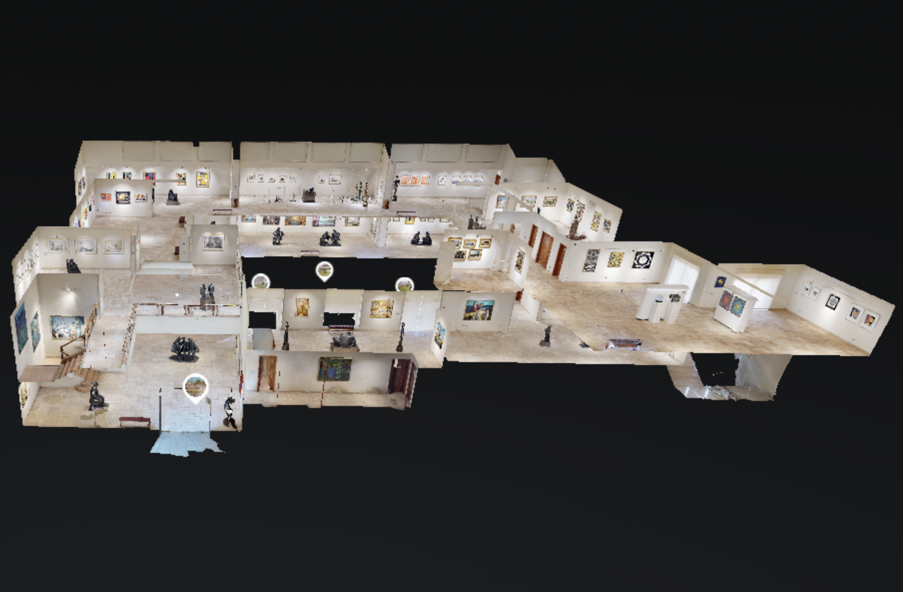 Recorrido interactivo de museo Ralli Santiago